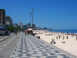 Beach at Leblon, Rio De Janeiro, Brazil