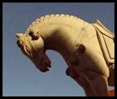 Horse statue